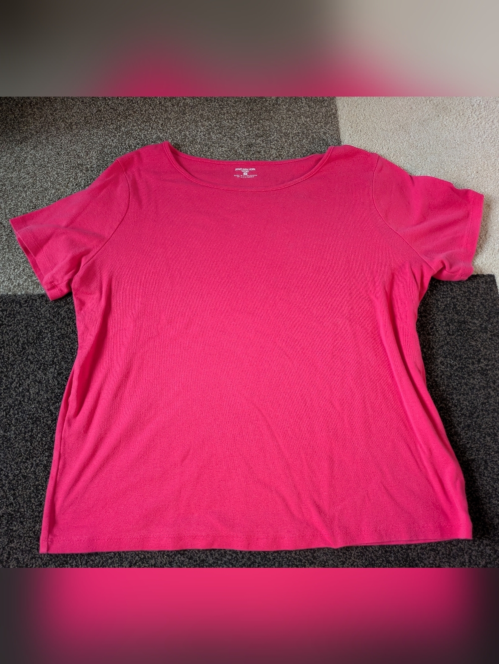 Jones New York Basic Red T-shirt